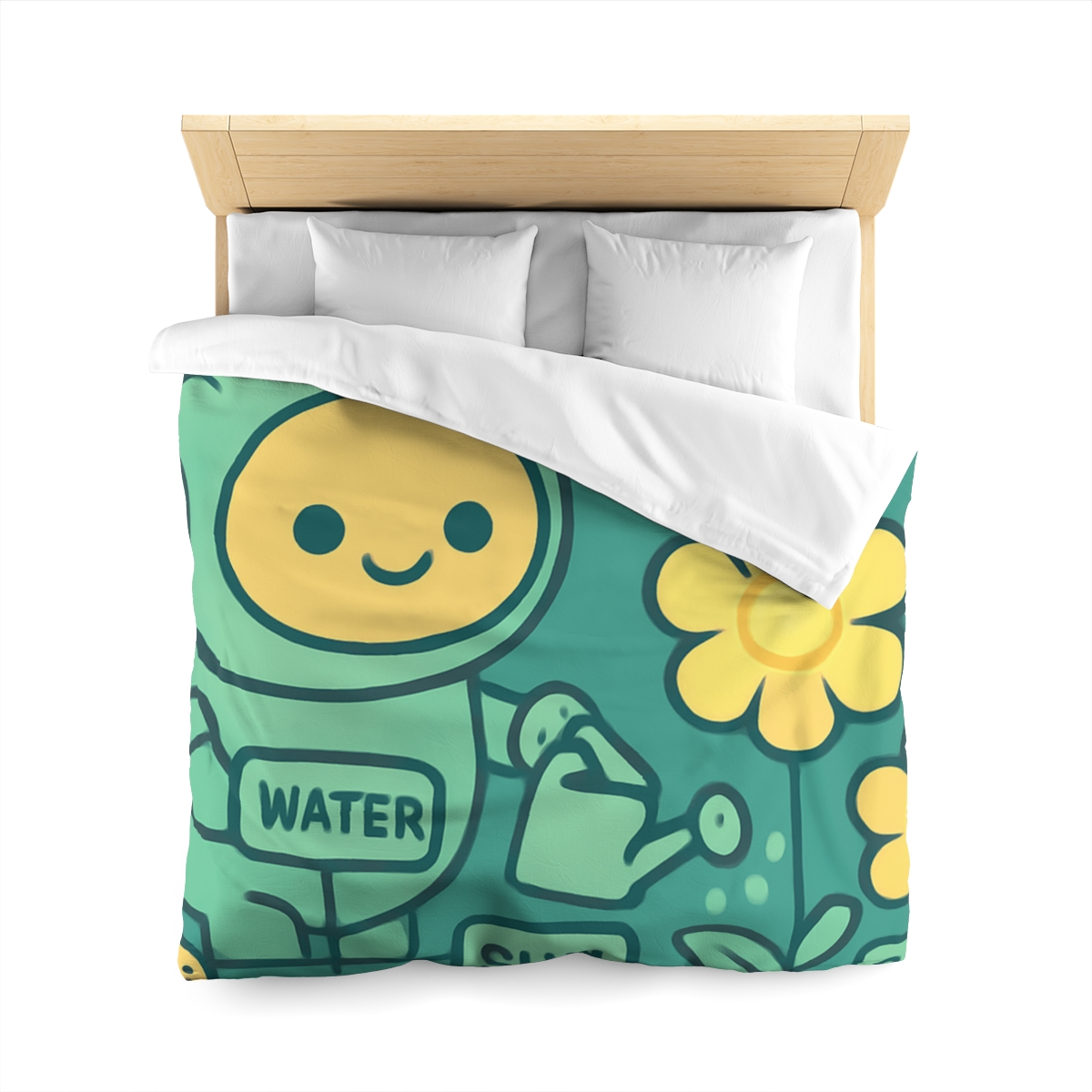 Robot Gardener And The Moonflower Patch warm winter duvets