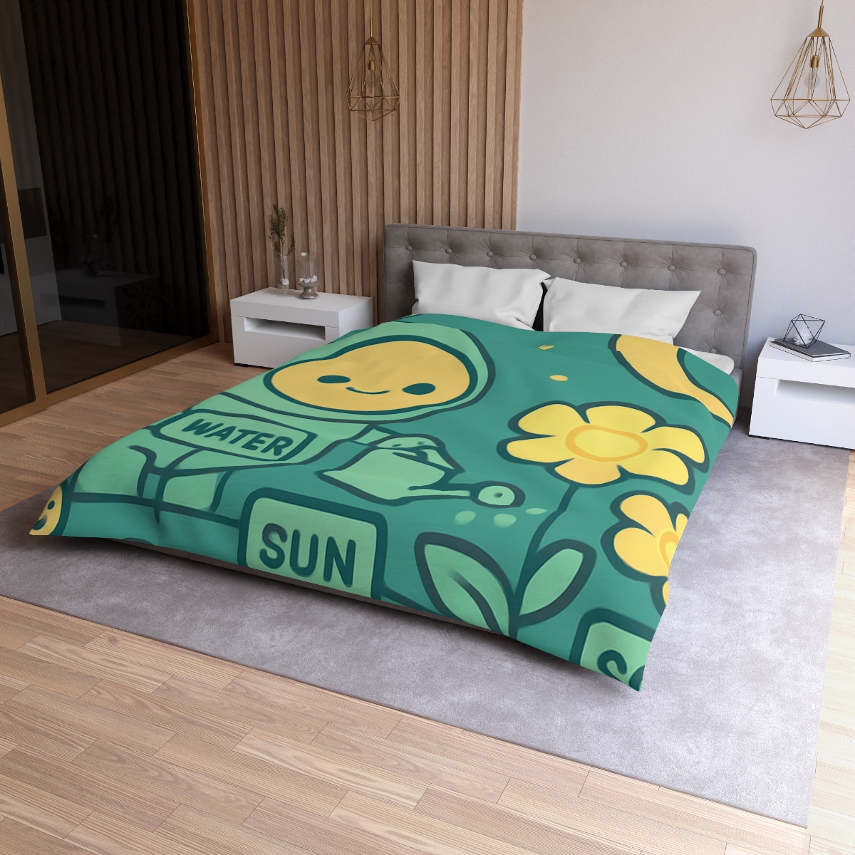 Robot Gardener And The Moonflower Patch warm winter duvets