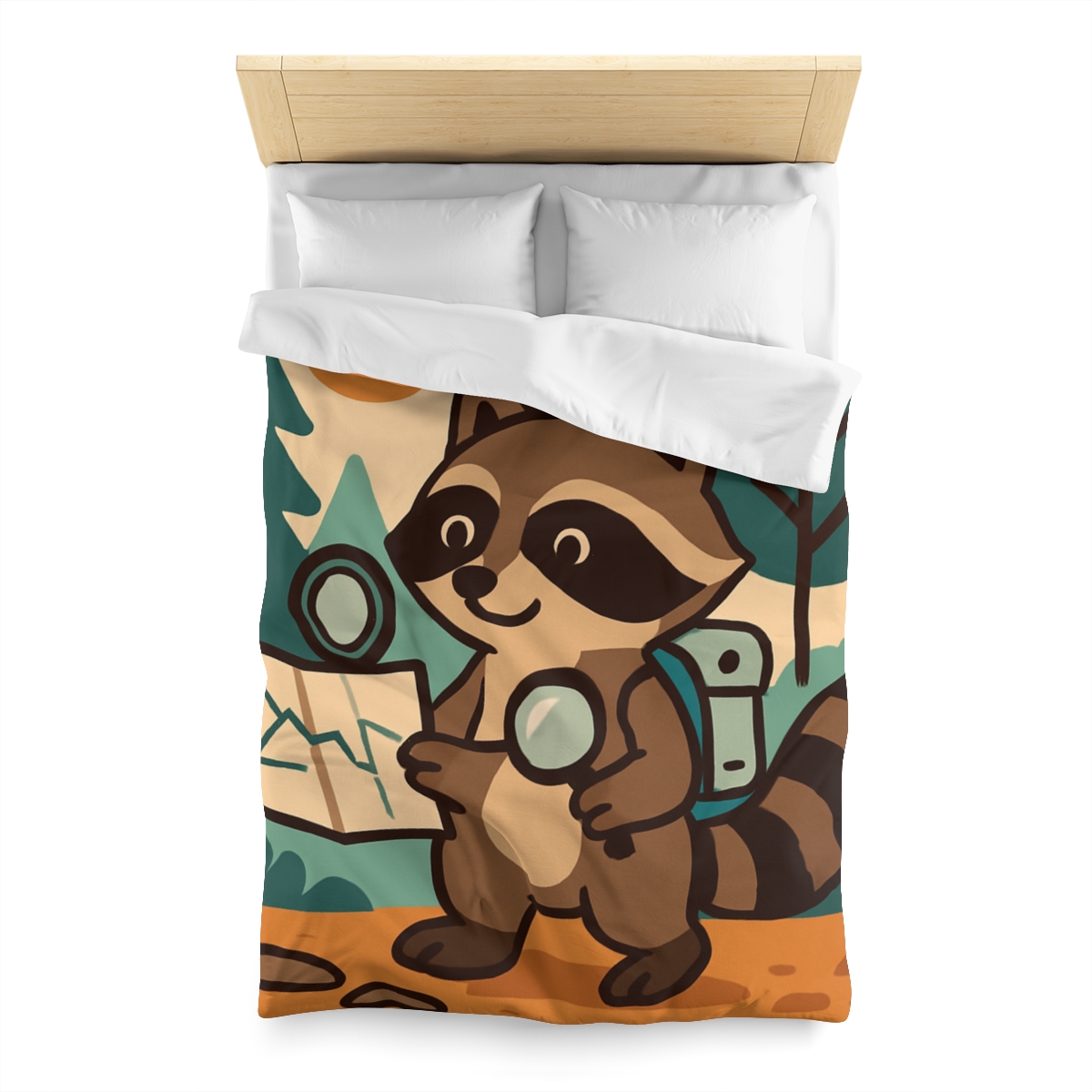 Robot Ranger Raccoon duvets for gifts
