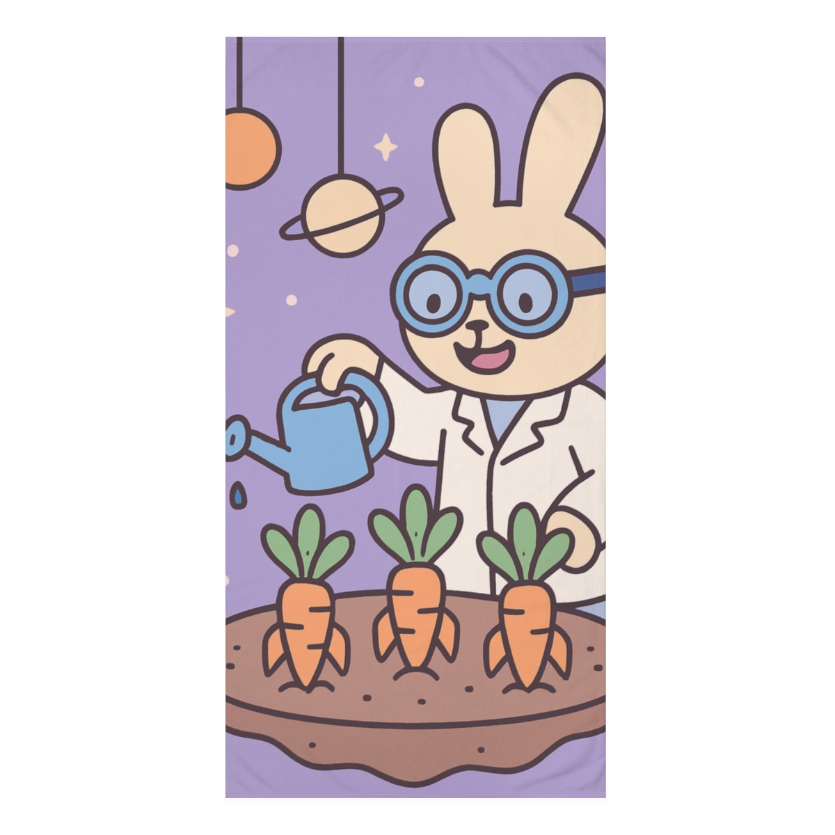 Rocket Garden Bunny Lab unique gift towels