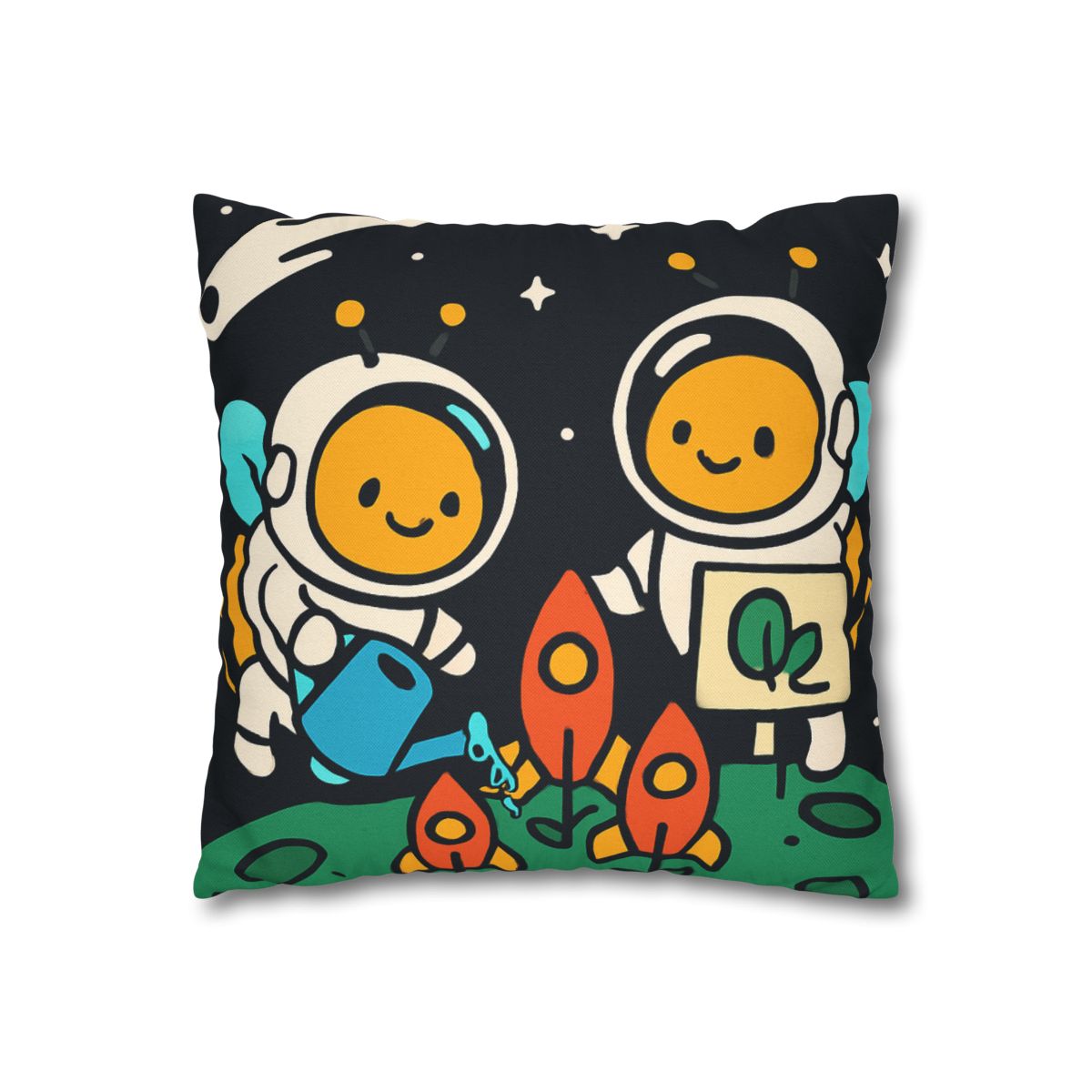Rocket Garden Of The Bumblebee Astronauts comfortable bedding pillow covers