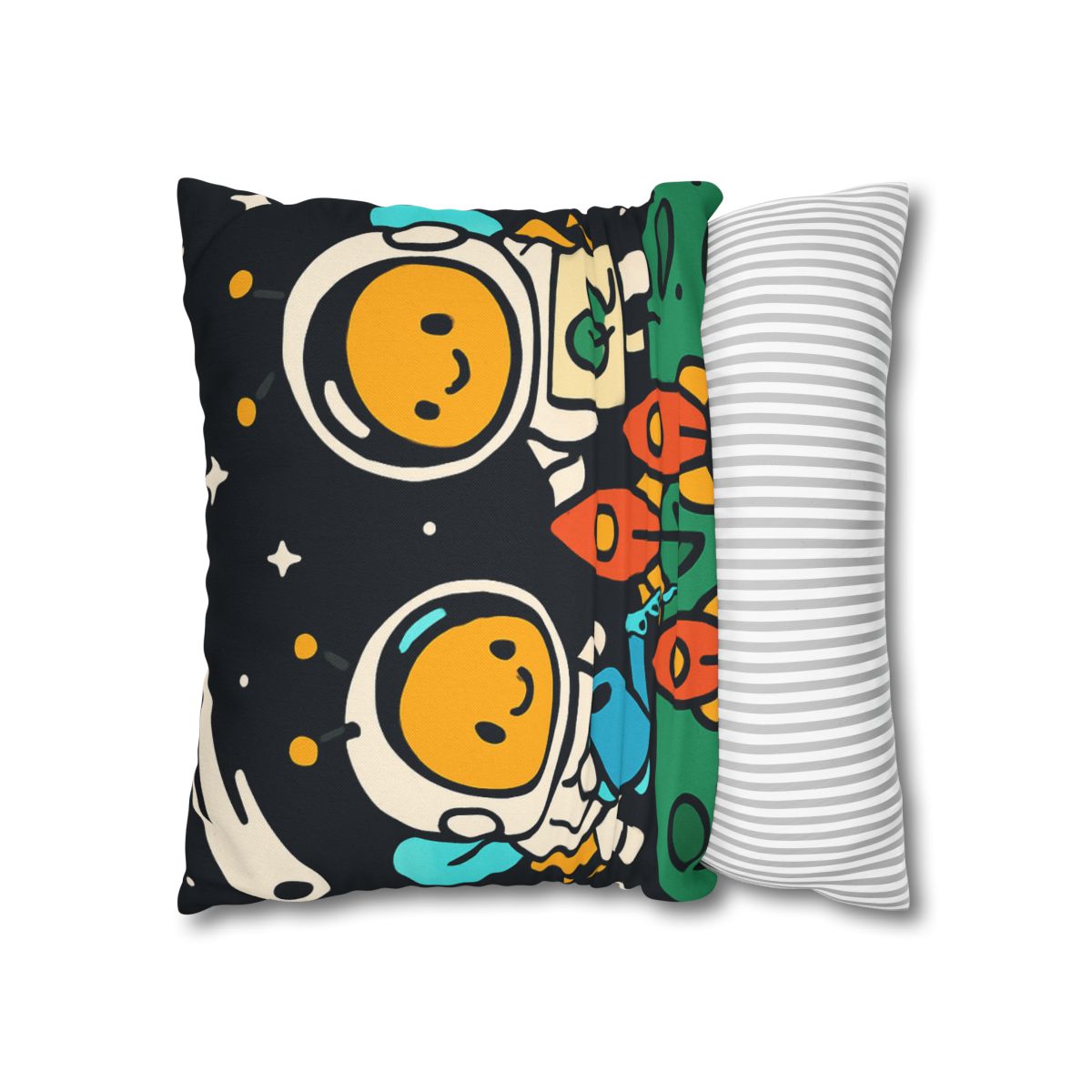 Rocket Garden Of The Bumblebee Astronauts comfortable bedding pillow covers