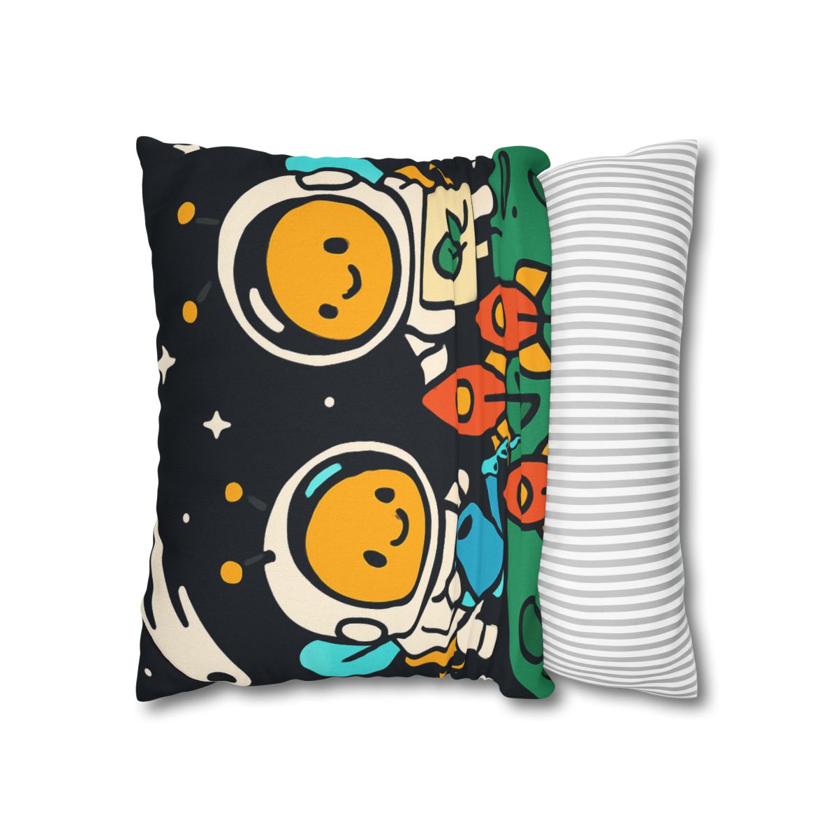 Rocket Garden Of The Bumblebee Astronauts comfortable bedding pillow covers