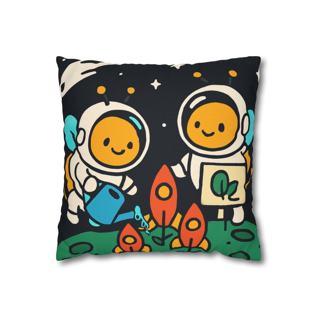 Rocket Garden Of The Bumblebee Astronauts comfortable bedding pillow covers