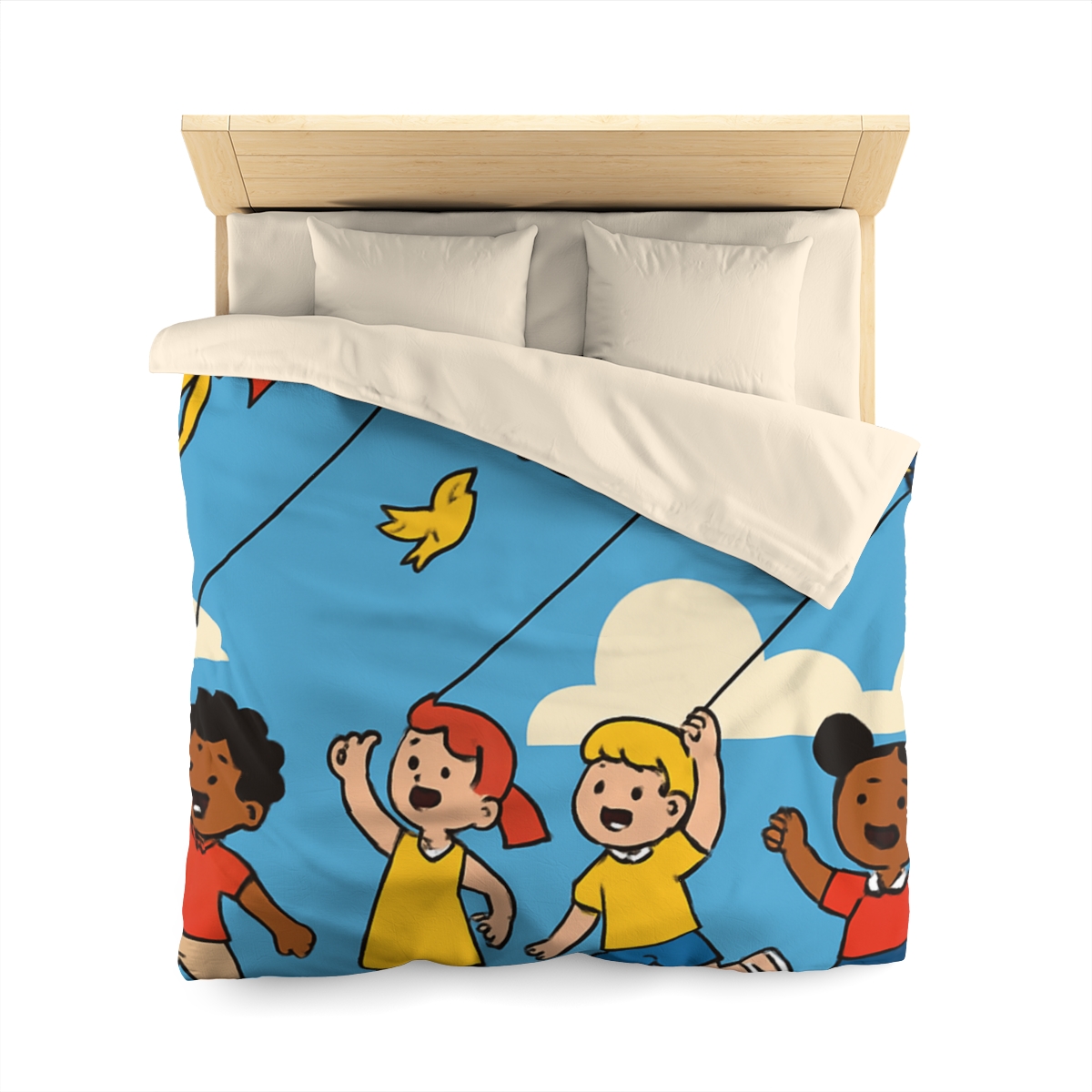Rocket Kite Race soft comforter duvets