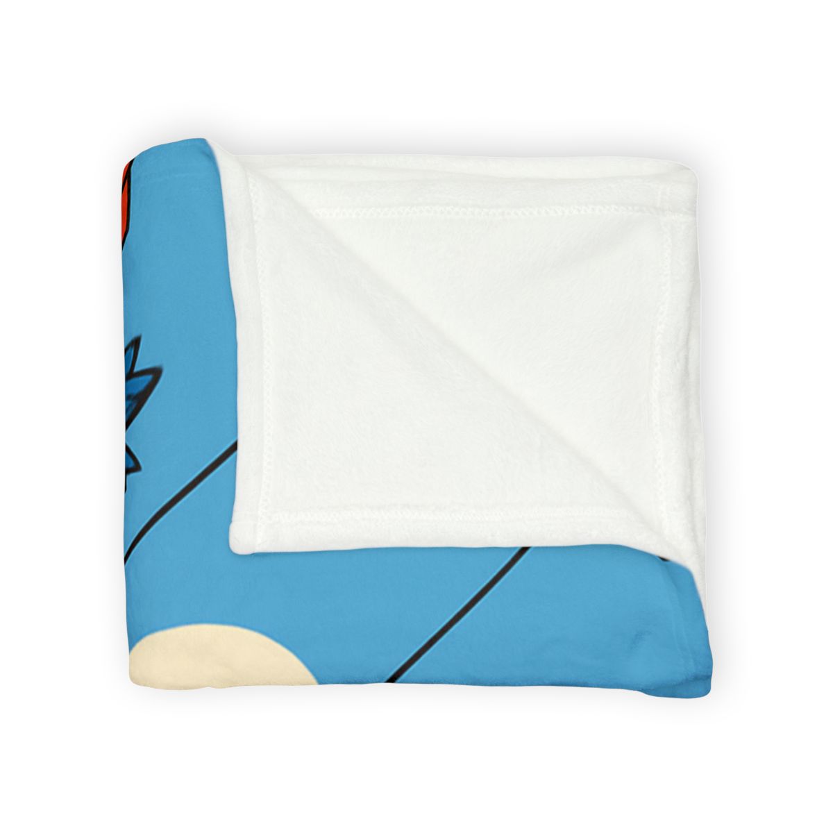 Rocket Kite Race trendy patterned blankets