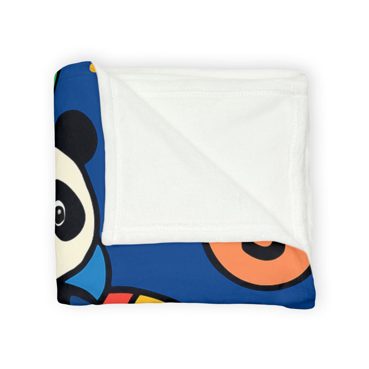 Rocket Panda And The Number Planets decorative home blankets