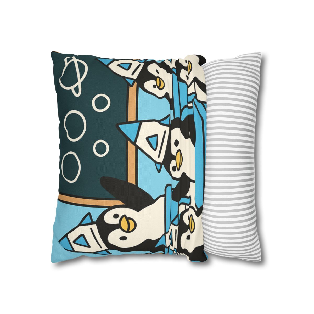 Rocket Penguin Class unique gift pillow cases