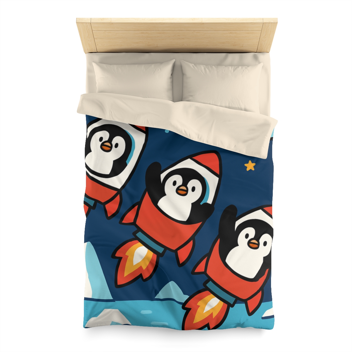 Rocket Penguin Crew warm winter duvets