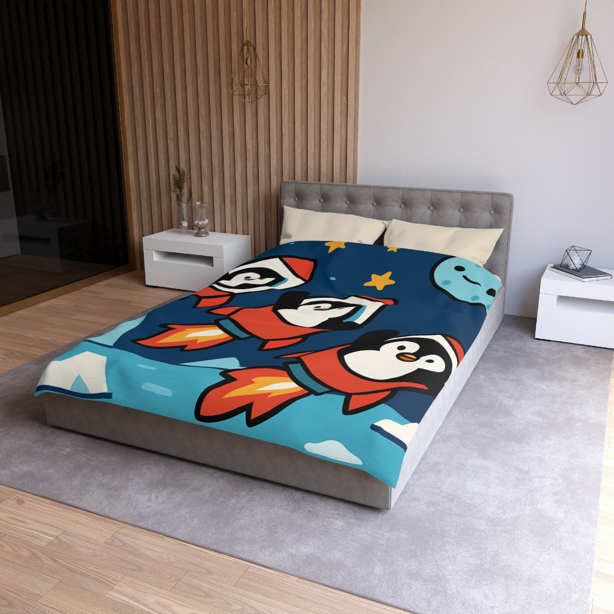Rocket Penguin Crew warm winter duvets