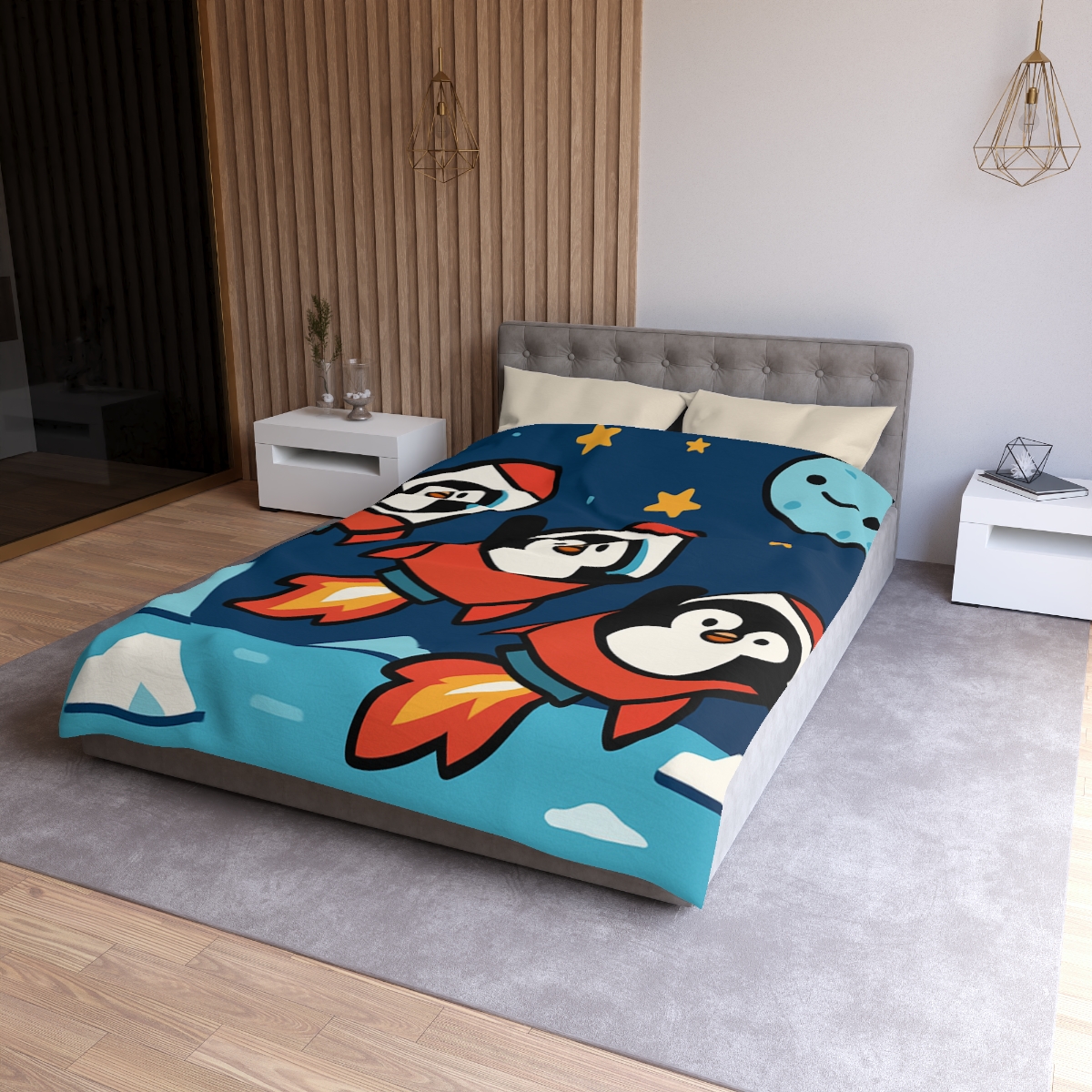 Rocket Penguin Crew warm winter duvets