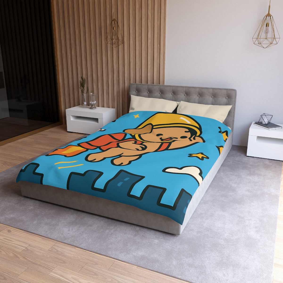 Rocket Puppy Patrol stylish duvet covers