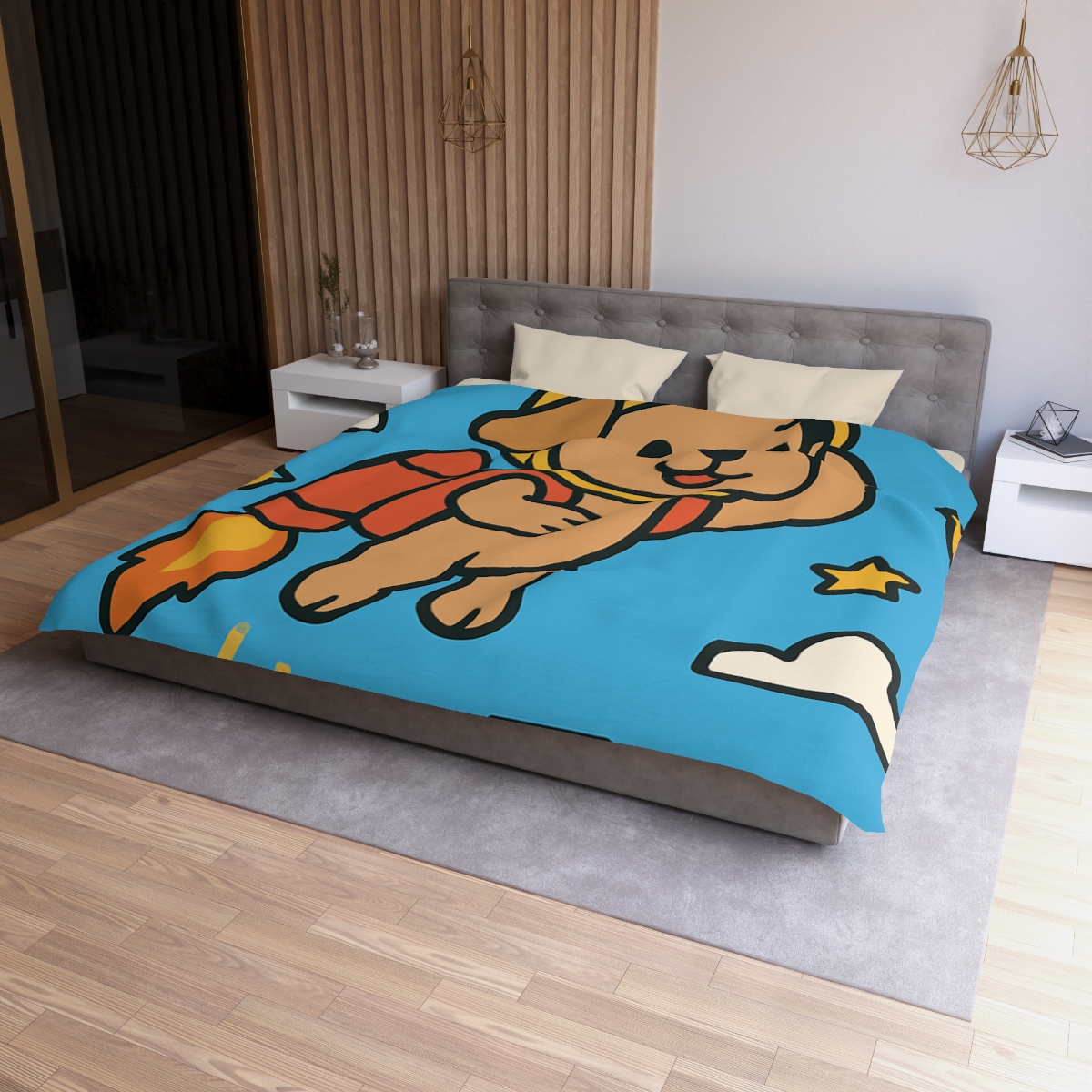 Rocket Puppy Patrol stylish duvet covers