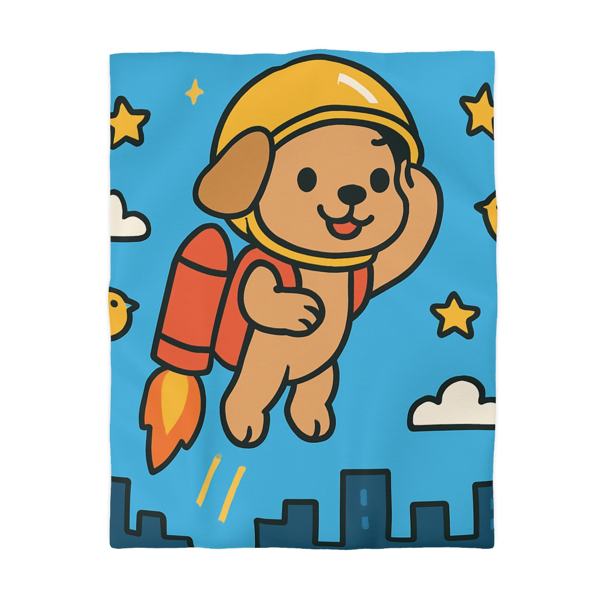Rocket Puppy Patrol stylish duvet covers
