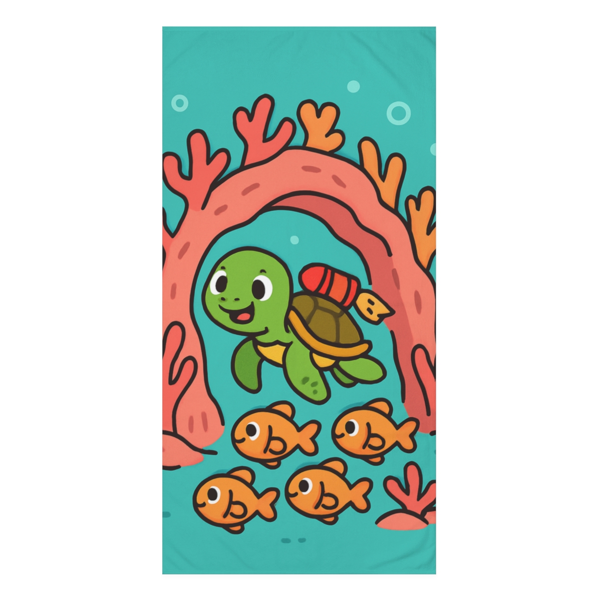 Rocket Reef Turtle Patrol unique gift towels