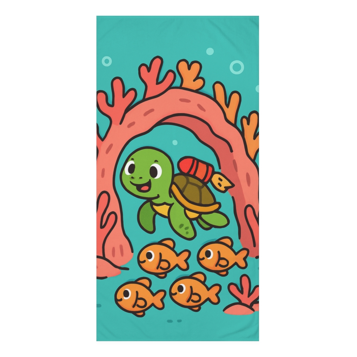 Rocket Reef Turtle Patrol unique gift towels