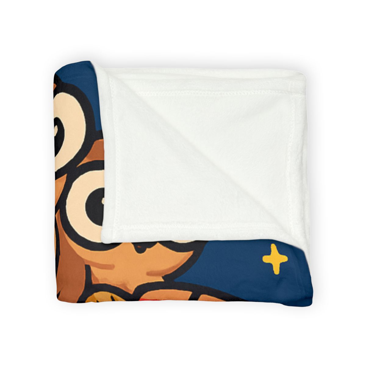 Rocket Riding Forest Owls warm winter blankets