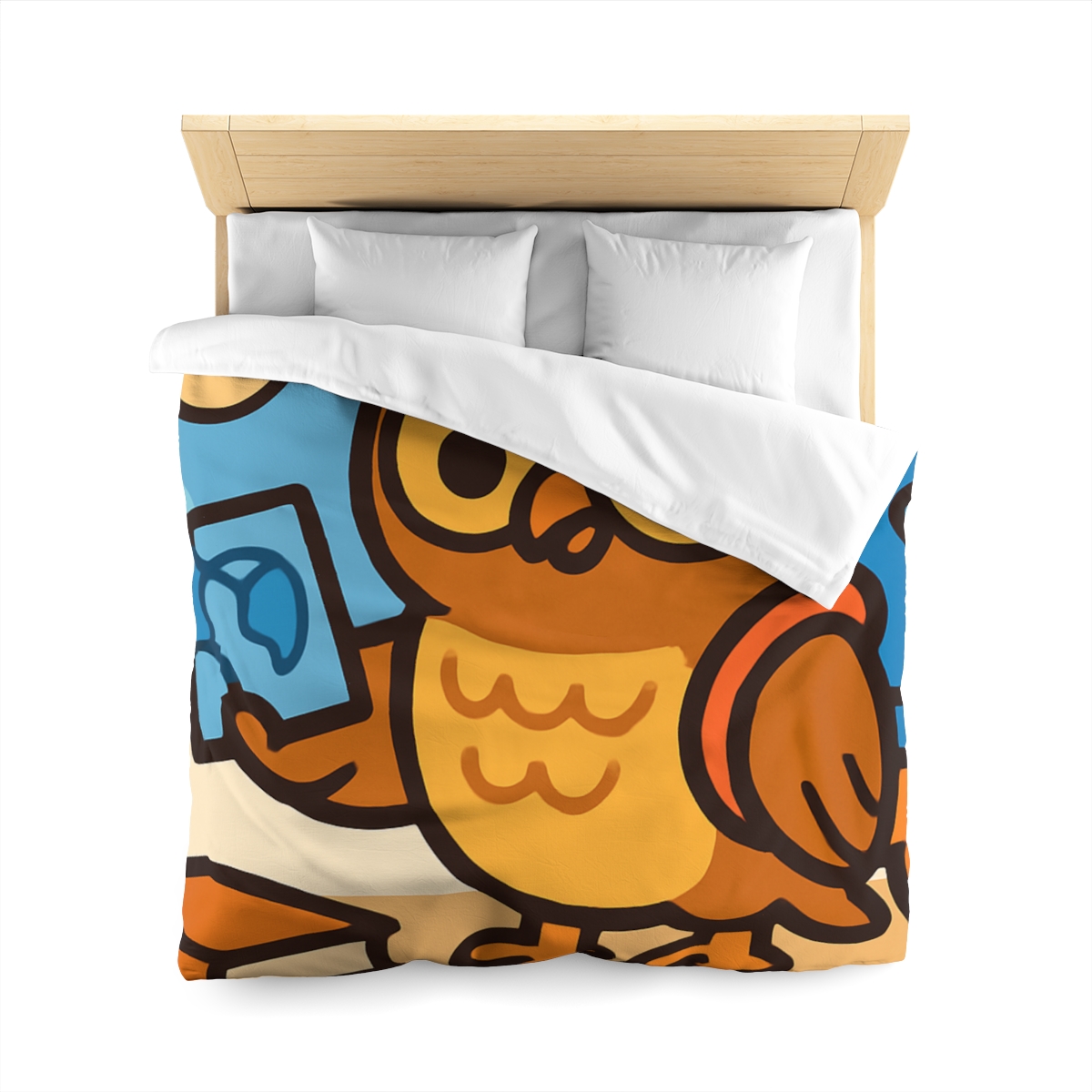 Rocket School Owl custom duvets