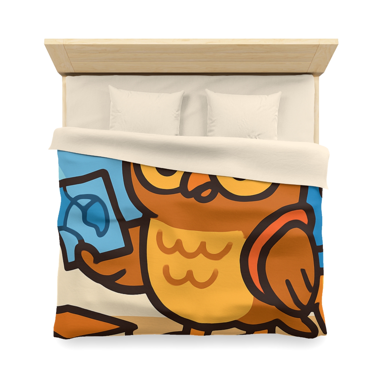 Rocket School Owl custom duvets