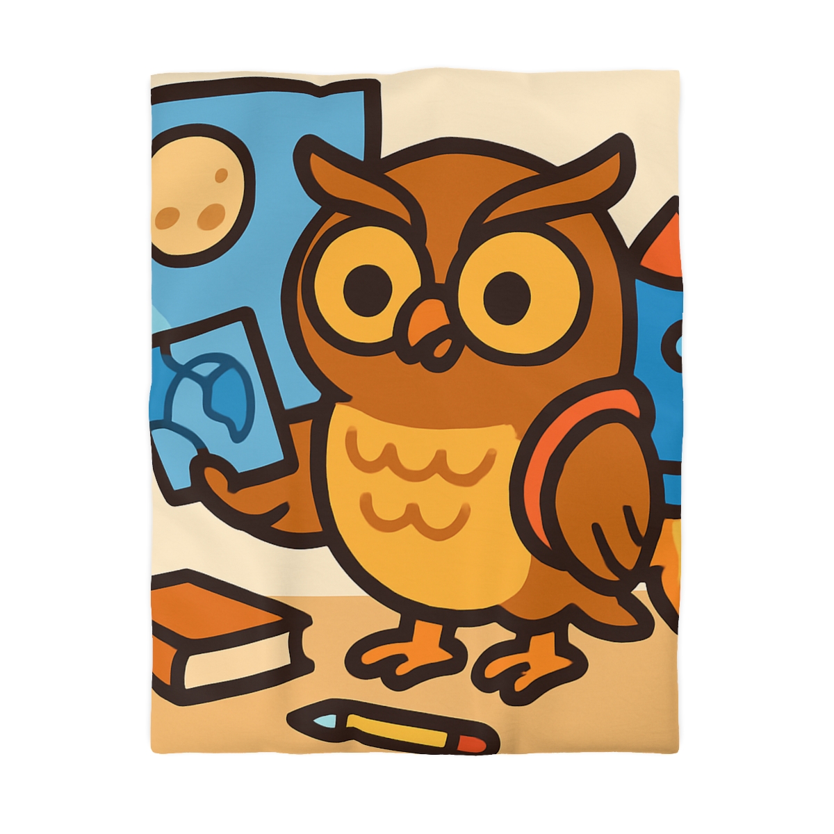 Rocket School Owl custom duvets