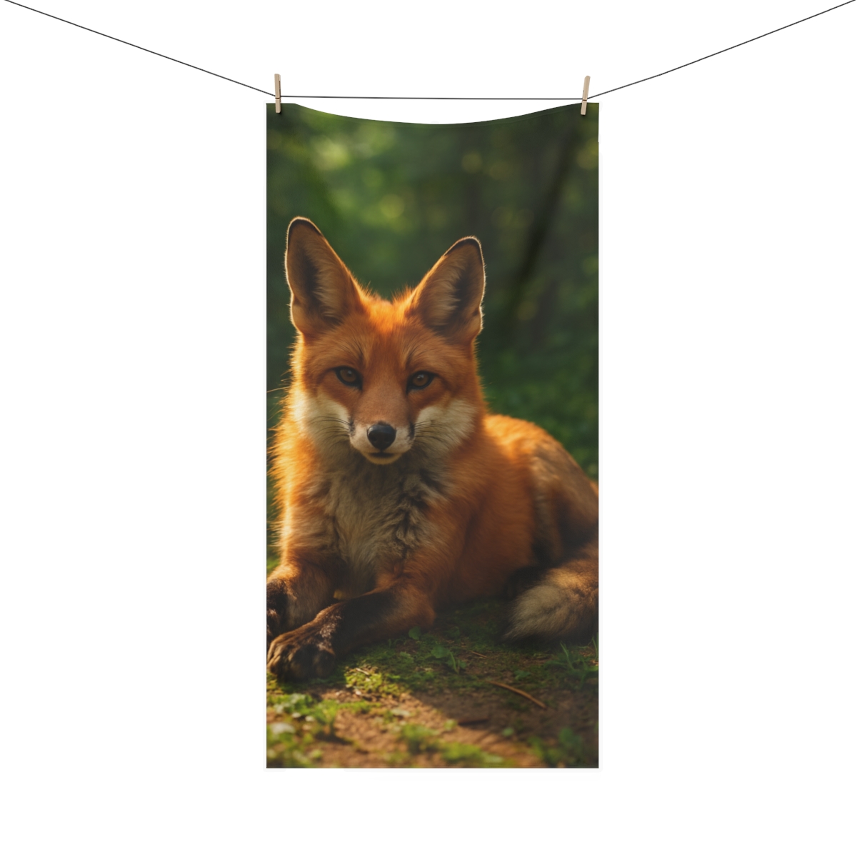 Royal Presence Red Fox custom towels
