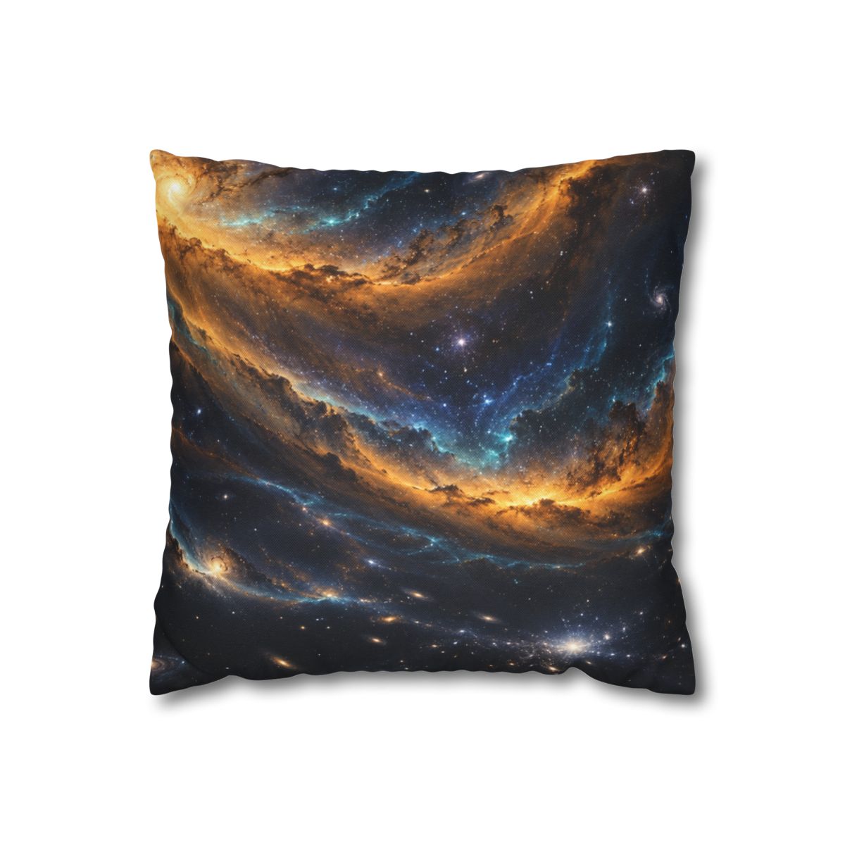 Saffron Voidwave Canopy soft cotton pillow cases [AI-898c4bb3-b410e5aaac25]