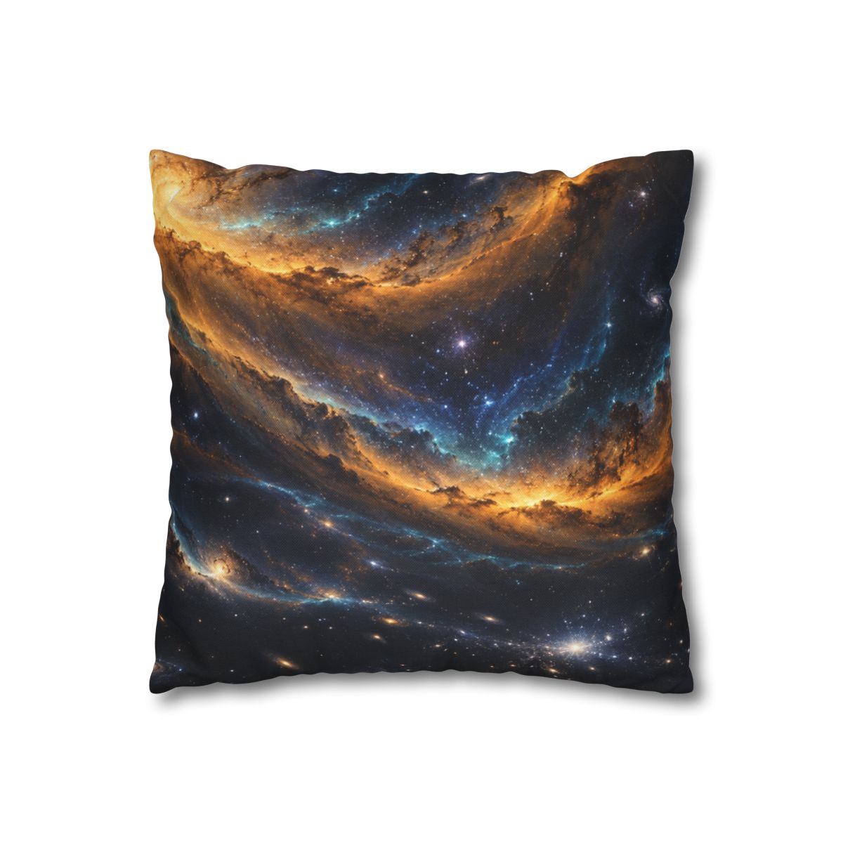 Saffron Voidwave Canopy soft cotton pillow cases [AI-898c4bb3-76c7d255f354]