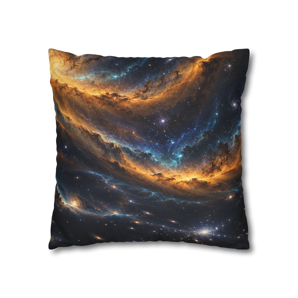 Saffron Voidwave Canopy soft cotton pillow cases [AI-898c4bb3-c942c0c85b15]