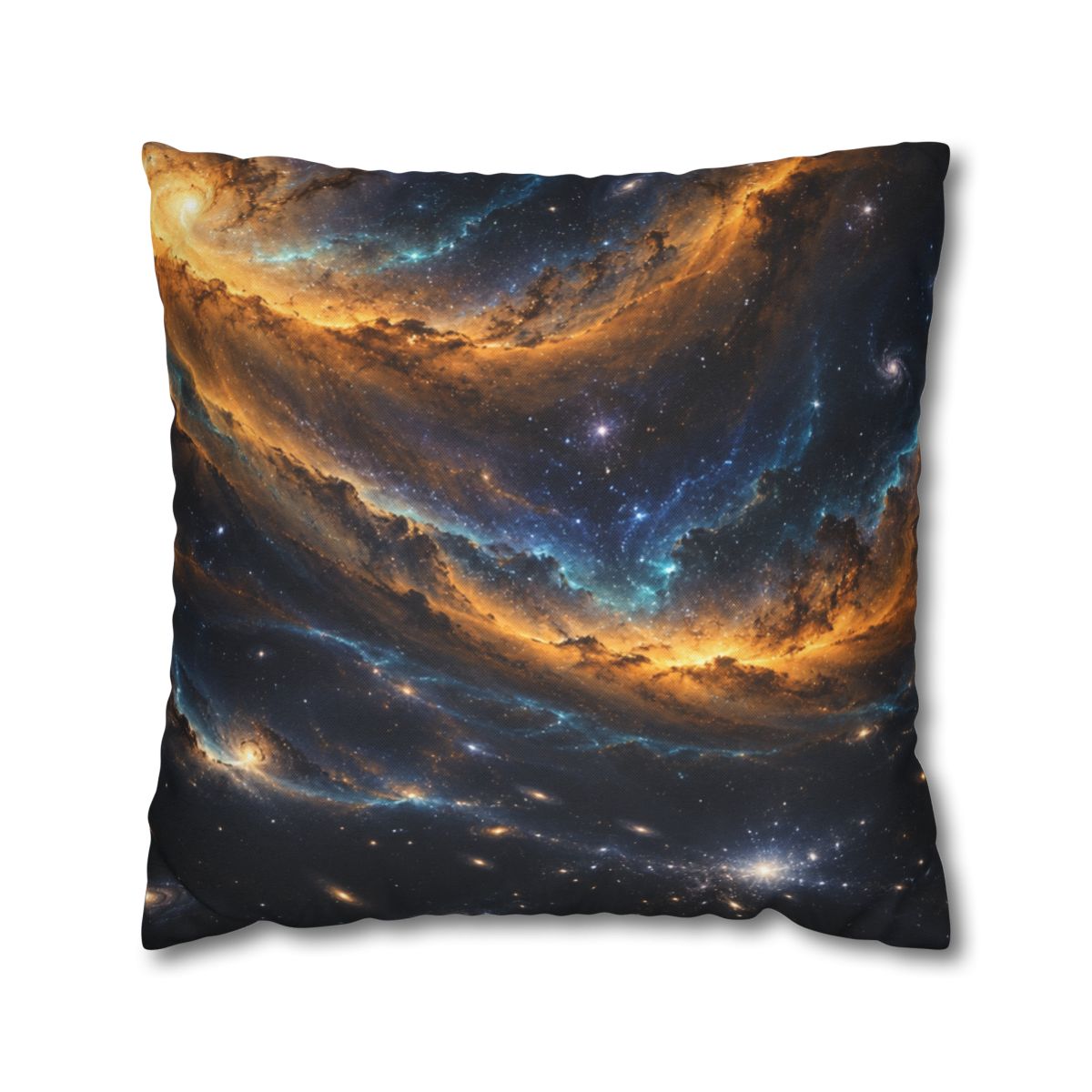 Saffron Voidwave Canopy soft cotton pillow cases [AI-898c4bb3-7482378006a5]
