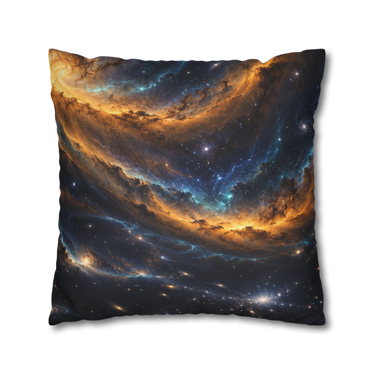 Saffron Voidwave Canopy soft cotton pillow cases [AI-898c4bb3-4a6897b445ca]