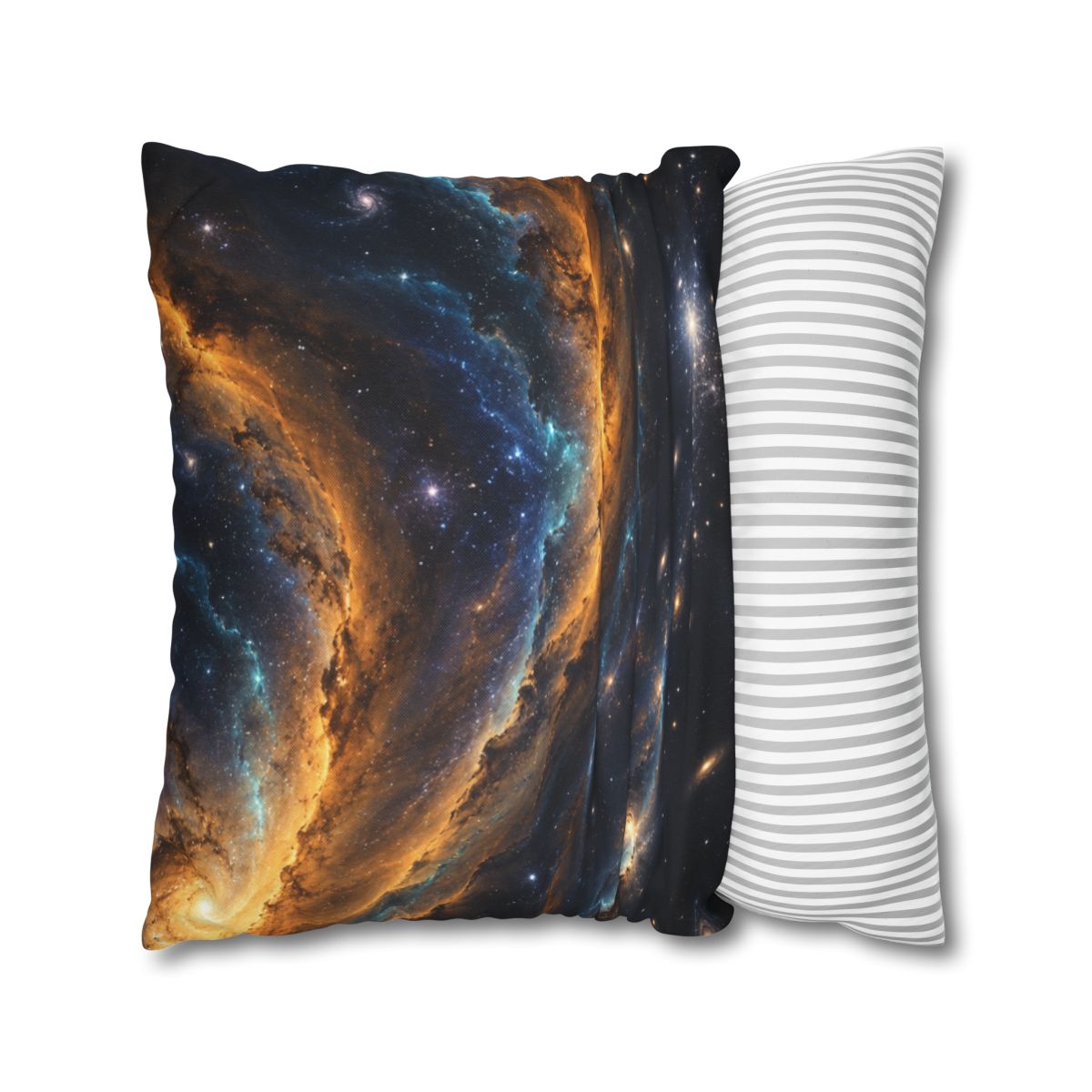 Saffron Voidwave Canopy soft cotton pillow cases [AI-898c4bb3-b63f74f045ca]