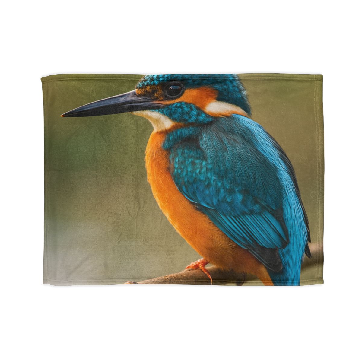 Sapphire Bolt Kingfisher decorative home blankets