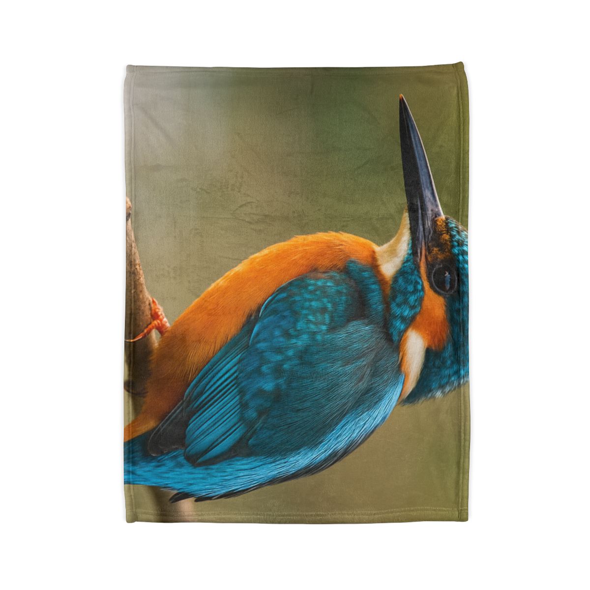 Sapphire Bolt Kingfisher decorative home blankets
