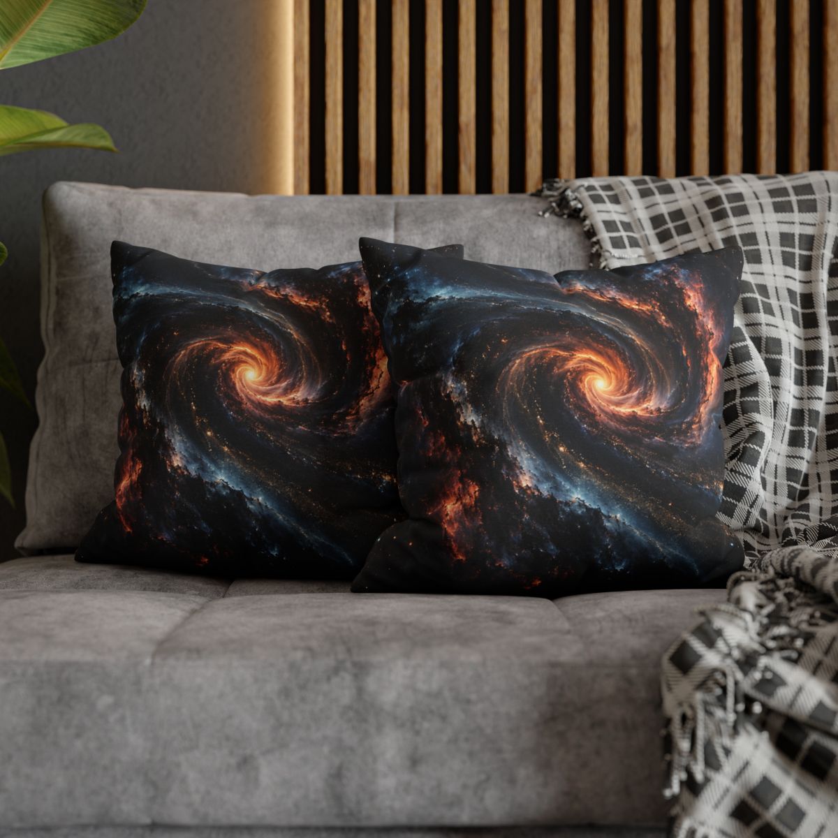 Sapphire Void Emberfold trendy patterned pillow cases [AI-101b39f3-0a6d4ea2c7d3]