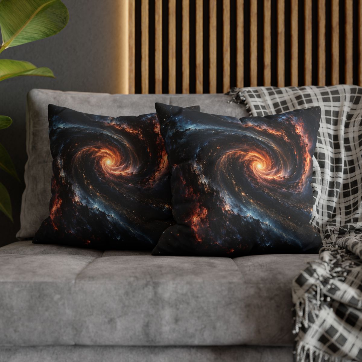 Sapphire Void Emberfold trendy patterned pillow cases [AI-101b39f3-b52159cc3ccb]