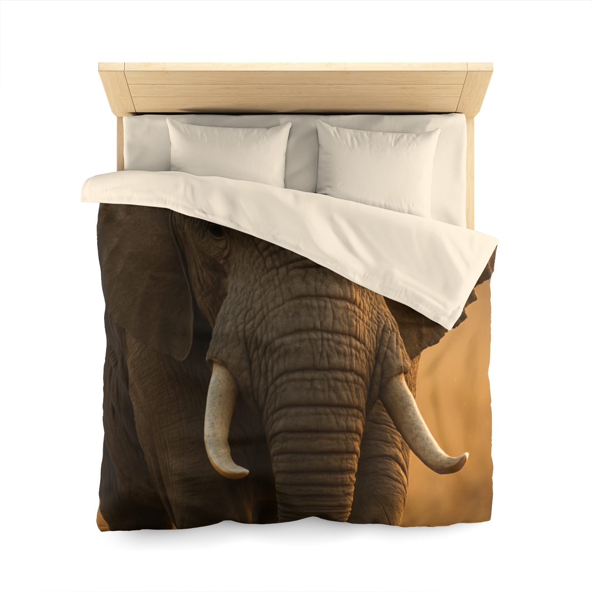 Savannah Sentinel Elephant designer printed duvets