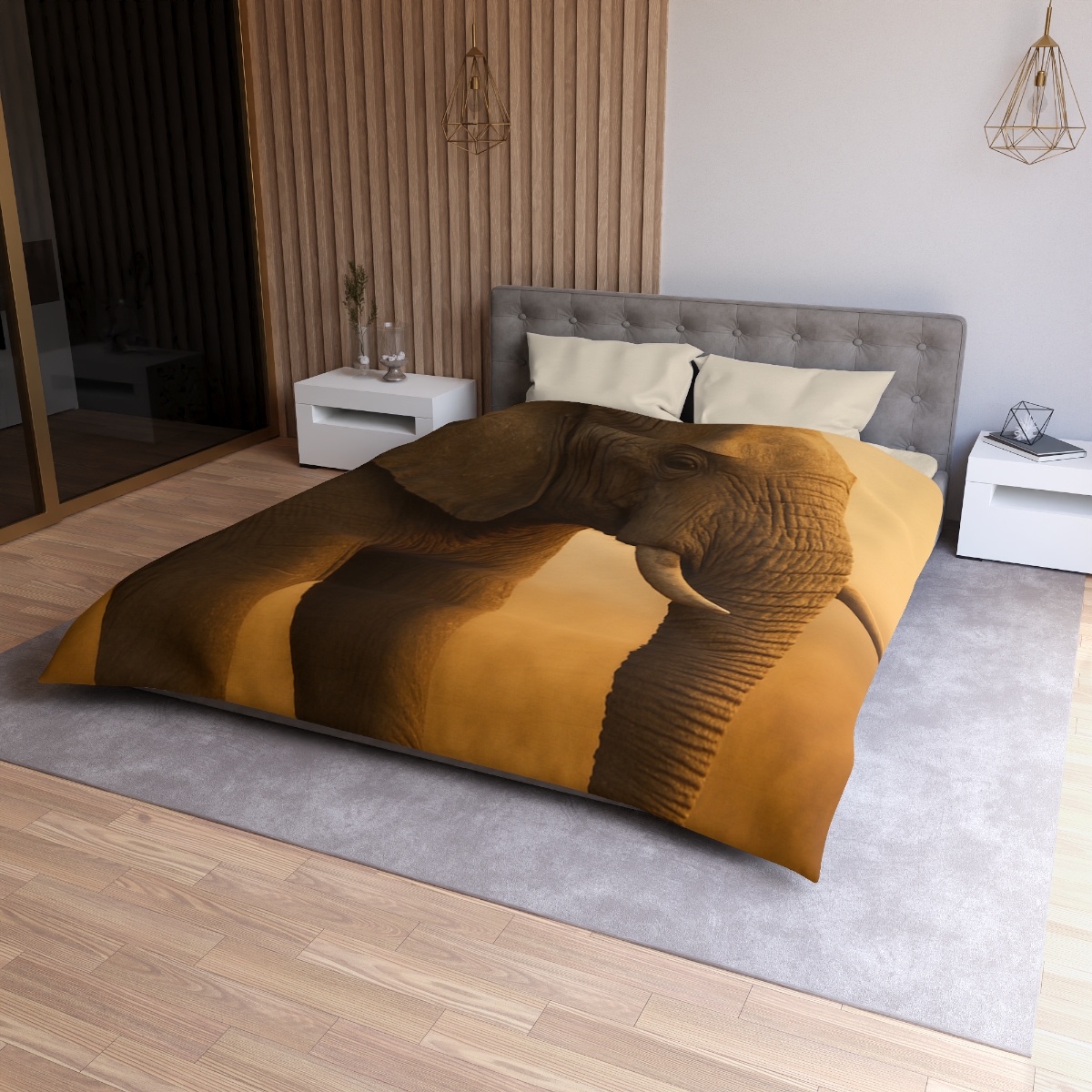 Savannah Sentinel Elephant unique patterned duvets