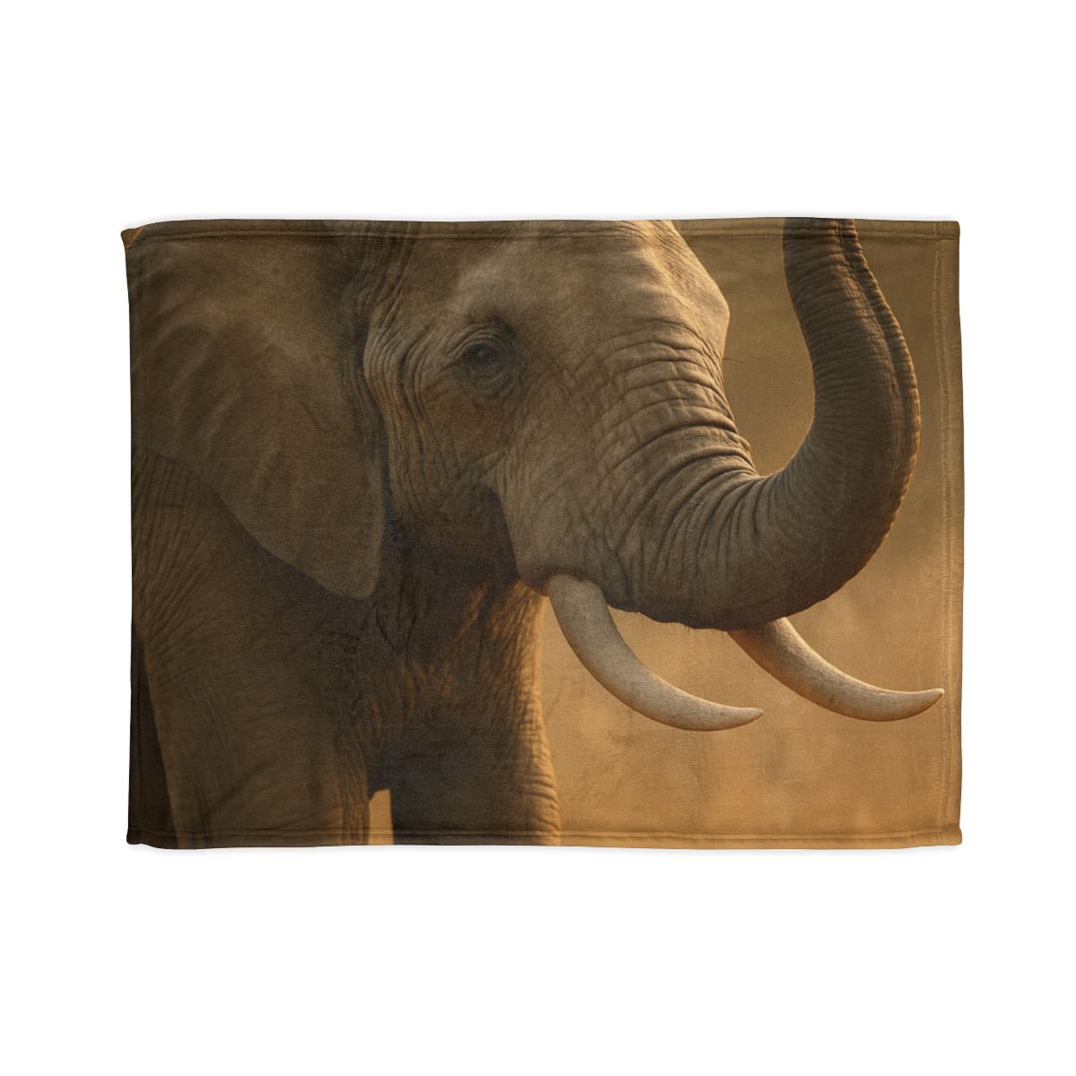 Savannah Sentinel Elephant stylish throw blankets
