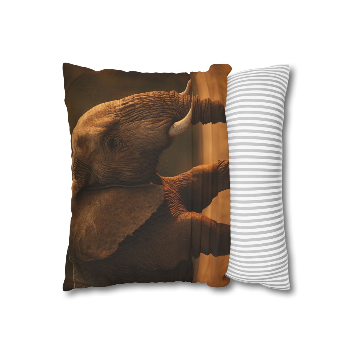 Savannah Sentinel Elephant designer print pillow cases