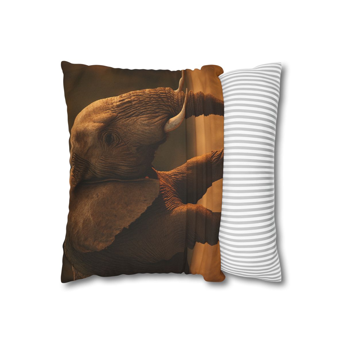 Savannah Sentinel Elephant designer print pillow cases