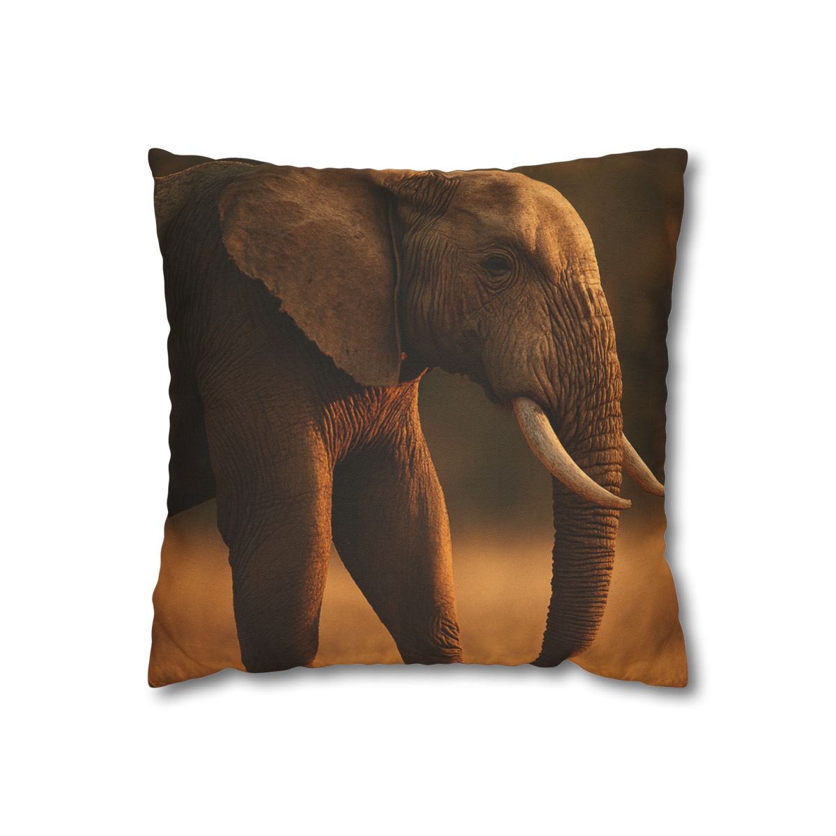 Savannah Sentinel Elephant designer print pillow cases