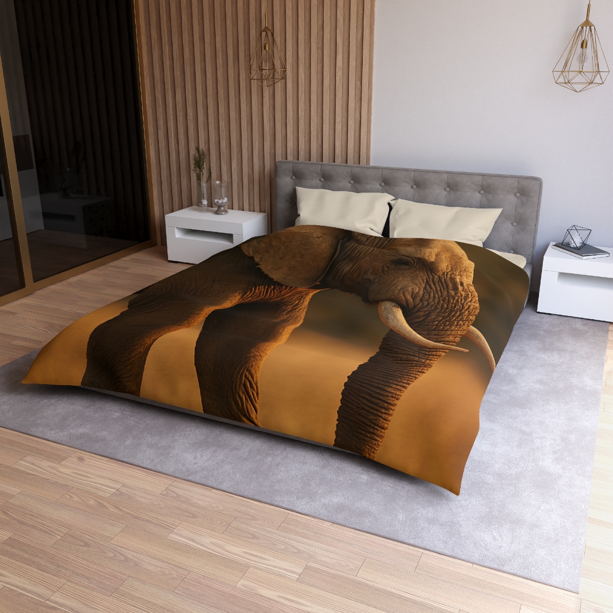 Savannah Sentinel Elephant warm winter duvets