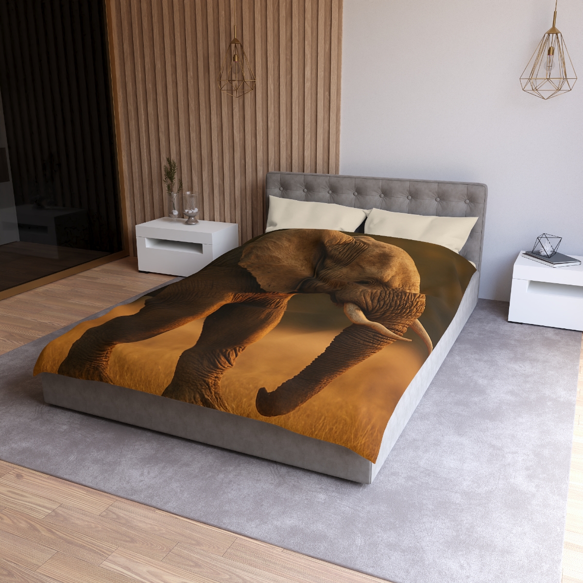 Savannah Sentinel Elephant warm winter duvets