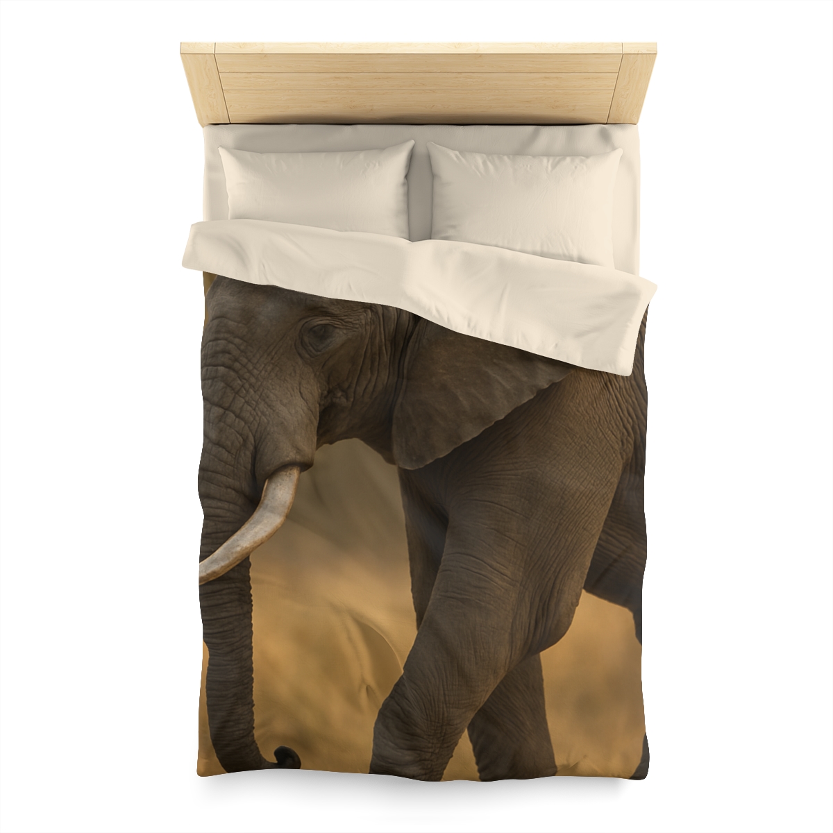 Savannah Sentinel Elephant soft comforter duvets