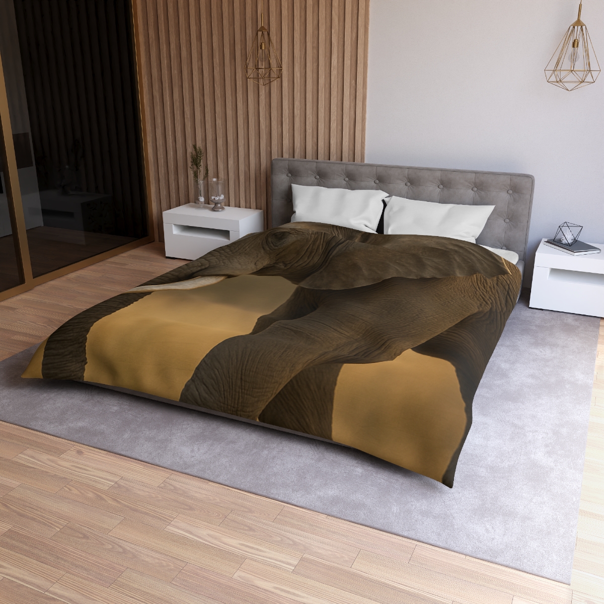 Savannah Sentinel Elephant soft comforter duvets