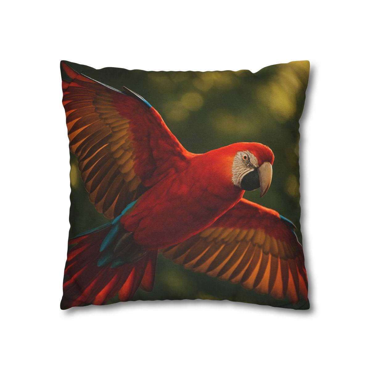 Scarlet Macaw Ember Flight stylish decorative pillowcases