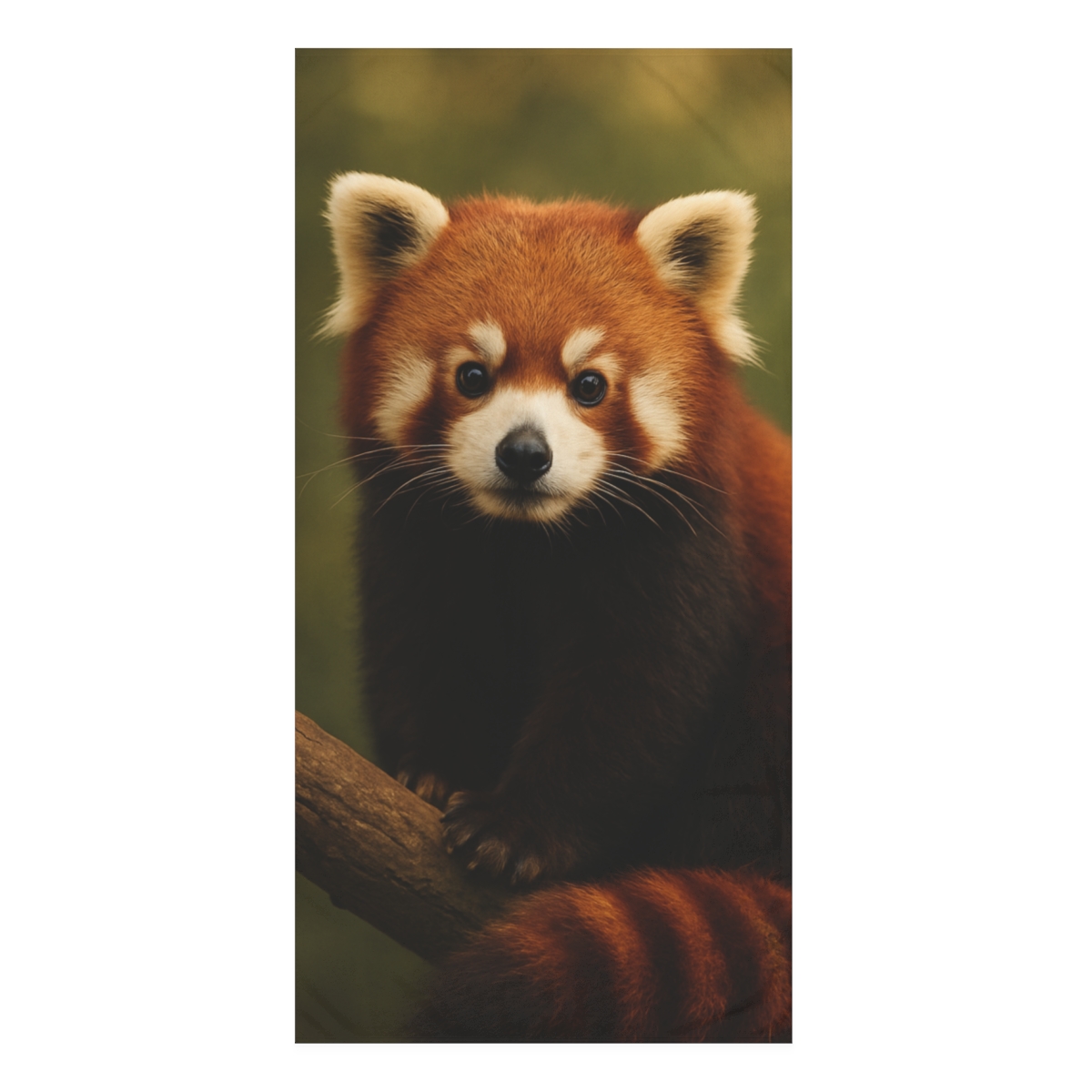 Scarlet Whisper Red Panda trendy hand towels