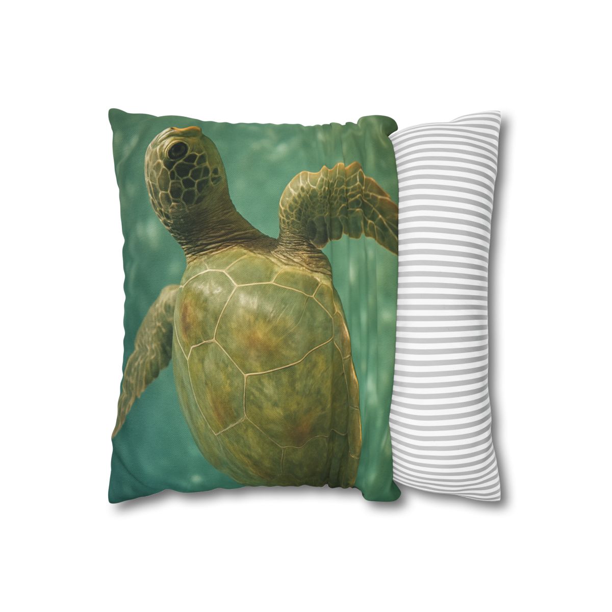 Sea Lantern Green Sea Turtle soft cotton pillow cases