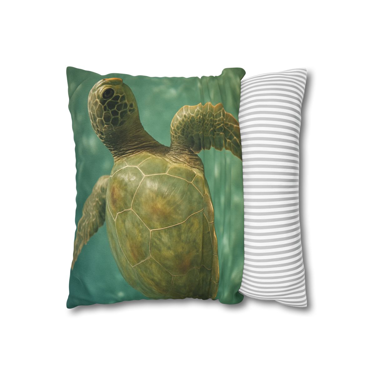 Sea Lantern Green Sea Turtle soft cotton pillow cases