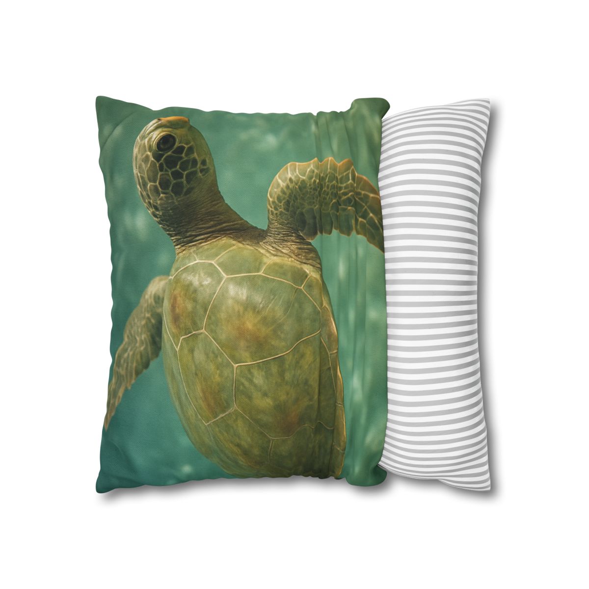 Sea Lantern Green Sea Turtle soft cotton pillow cases